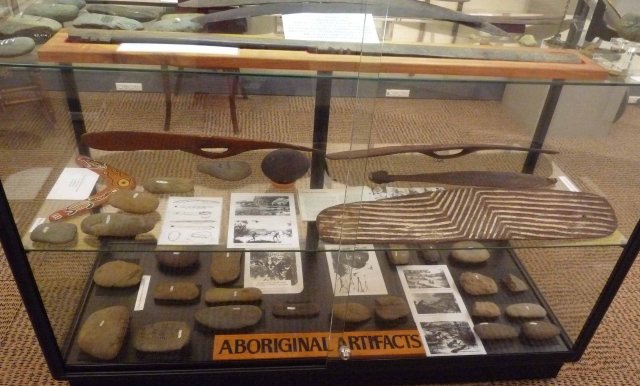Artefacts from Burragorang Valley courtesy of Camden Museum 